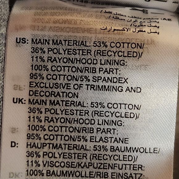 Adidas Full Zip Hoodie Men’s 2XLT – Gray, Tall Fit, NWT - Picture 3 of 6